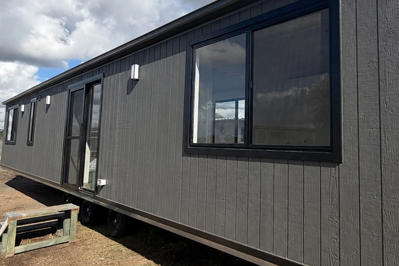 14.5m x 3.2m - 2 Bedroom 1 Bathroom Tiny Home